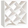 vidaXL Vinsk&aring;p vit 62x25x62 cm massiv furu