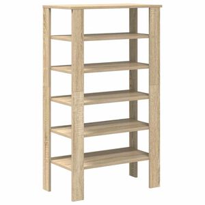 vidaXL Skohylla sonoma-ek 61x32x105 cm konstruerat tr&auml;