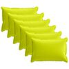 vidaXL Kudd&ouml;verdrag 6 st HOUTEN Klart gr&ouml;n. 30 x 50 cm Polyester