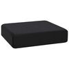 vidaXL Sittkudde 40 x 40 x 11 cm PU skum Svart