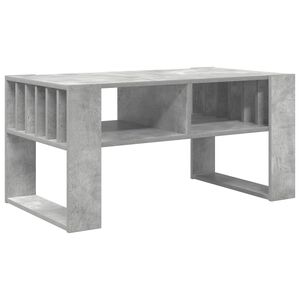 vidaXL Kaffeebord Betonggr&aring; 92 x 49,5 x 45 cm Konstruerat tr&auml;