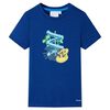 vidaXL T-shirt f&ouml;r barn m&ouml;rkgr&aring; 128