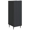 vidaXL Sideboard Svart 34,5 x 33 x 92 cm Konstruerat tr&auml;