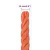 vidaXL Rep orange 16 mm 25 m polypropylen