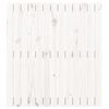 vidaXL V&auml;ggmonterad huvudgavel vit 82,5x3x90 cm massiv furu