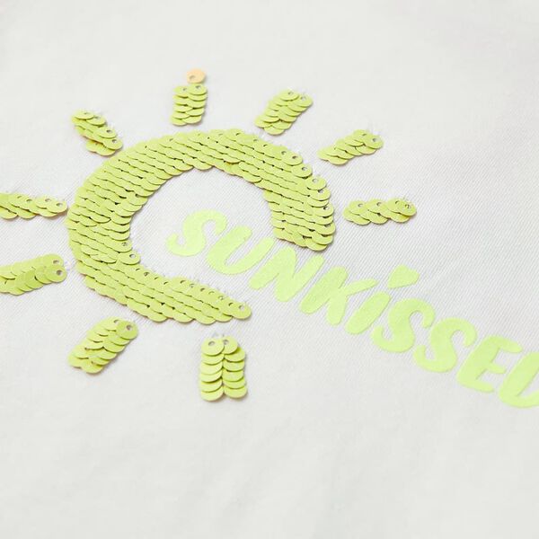 T-shirt för barn ecru 116