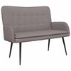 vidaXL 2-sits soffa Taupe 115 x 61 x 87 cm Tyg