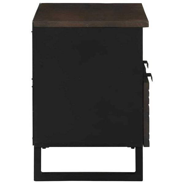 vidaXL TV Enheter med låda Valnöt 70 x 33 x 46 cm Konstruerat trä