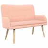 vidaXL 2-sits soffa Rosa 115 x 61 x 87 cm Boucl&eacute;