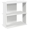 vidaXL Bokhylla 3 hyllplan vit 60x30x60 cm konstruerat tr&auml;