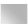 vidaXL Badrumsspegel LED 60x80 cm