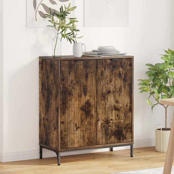 vidaXL Sideboard R&ouml;kt ek 69,5 x 33 x 82 cm Konstruerat tr&auml;