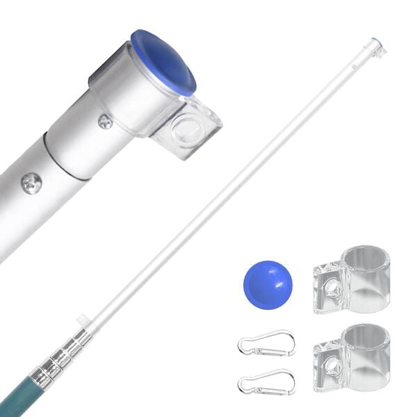 vidaXL Irlands flagga och flaggst&aring;ng 5,5 m aluminium