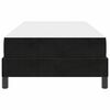 vidaXL B&auml;ddfj&auml;der med madrass Svart 100 x 200 cm tyg