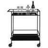 House Nordic Serveringsvagn Avery 68x40x59 cm svart