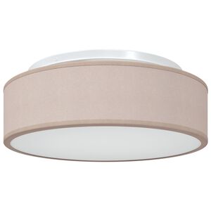 vidaXL Taklampa med str&aring;lkastare Taupe 38 x 38 x 13,5 cm tyg