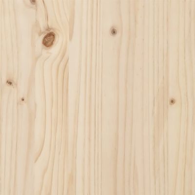 vidaXL Sängram massivt trä 90x190 cm 3FT