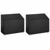 vidaXL &Ouml;verdrag f&ouml;r utomhusb&auml;nk 2st 8 &ouml;lj. 160x70x70/88 cm polyeten