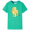 T-shirt f&ouml;r barn m&ouml;rkbl&aring; 128