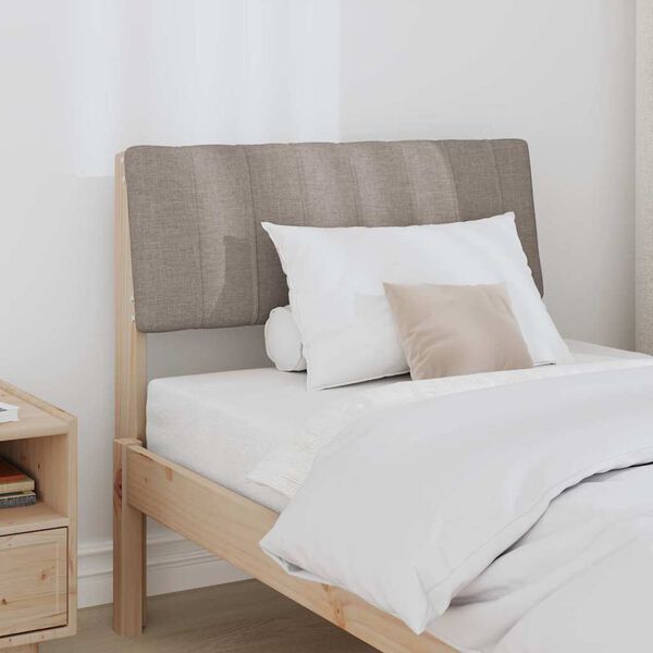 vidaXL Kl&auml;dd s&auml;nggavel Taupe 75 cm Massiv furu