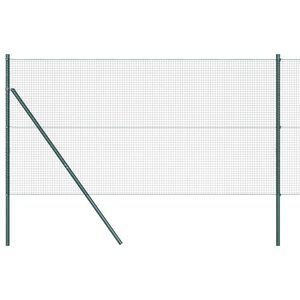 vidaXL Svetsat tr&aring;dgaller markf&auml;ste 10 x 1,4 m PVC-belagda st&aring;l Gr&ouml;n