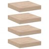 vidaXL Sv&auml;vande hyllor 4 st 23x23,5x4 cm konstruerat tr&auml;