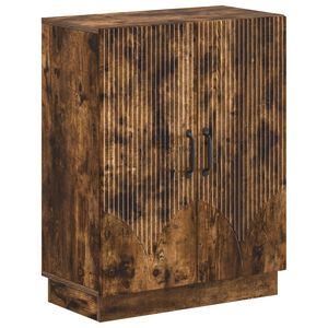 vidaXL Badrumsskrubb HOORN R&ouml;kt ek 59,5 x 31 x 77 cm Konstruerat tr&auml;