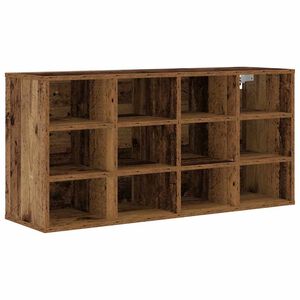 vidaXL Skosk&aring;p 103 x 30 x 51 cm Konstruerat tr&auml; Gammalt tr&auml;