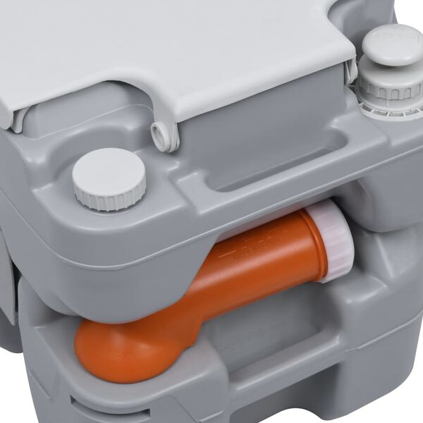 vidaXL Portabel campingtoalett med vattentank