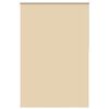 vidaXL Rullgardin m&ouml;rkl&auml;ggningsbar beige 160x210 cm tygbredd 156,6 cm