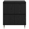vidaXL Sideboard Svart Ek 60 x 35 x 70 cm