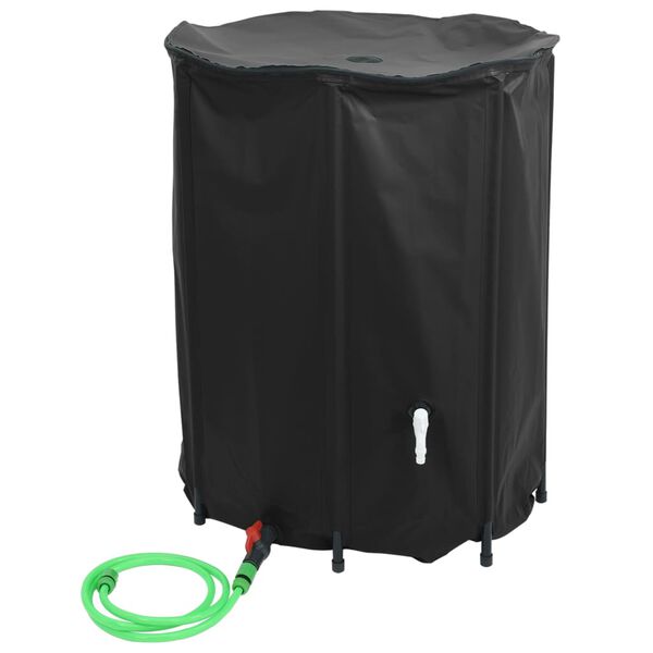 vidaXL Vattentank med kran vikbar 750 L PVC