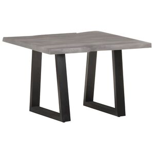 vidaXL Soffbord med levande kanter 60x60x40 cm massivt akaciatr&auml;