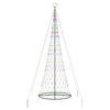 vidaXL LED Julgran Flerf&auml;rgsdesign 399 cm Metall