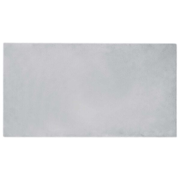 vidaXL Fusk-kaninpälsmatta Olite Grå 60 x 110 cm Polyester