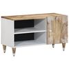 vidaXL Tv-b&auml;nk 80x31,5x46 cm massivt mangotr&auml;