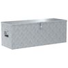 vidaXL F&ouml;rvaringsl&aring;da aluminium 110,5x38,5x40 cm silver
