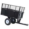 vidaXL Tippvagn f&ouml;r gr&auml;sklippare 150 kg last