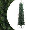 vidaXL Smal plastgran med fot gr&ouml;n 240 cm PVC