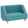 vidaXL Hundsoffa turkos 60x37x39 cm linne