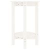 vidaXL Soffbord vit Ø 40x60 cm massiv furu