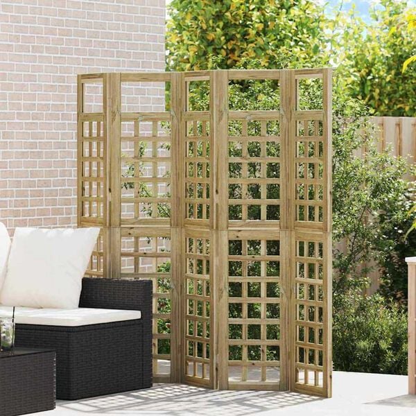 vidaXL Avsk&auml;rmningssk&auml;rm Honung brun 200 x 180 cm Massiv furu