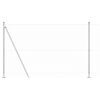 vidaXL St&auml;ngselstolpe Silver 25 x 1,5 m (50 mm n&auml;t) St&aring;l