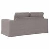 vidaXL Soffa 120cm Taupe Metall