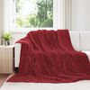 vidaXL Filtar 6 pcs Bordeaux R&ouml;d 270 x 240 cm Fleece