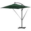 vidaXL Cantilever bananparasol Gr&ouml;n 249 x 249 x 250 cm