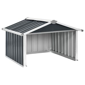 vidaXL Skjul f&ouml;r robotgr&auml;sklippare 92x97x63 cm galvaniserat st&aring;l