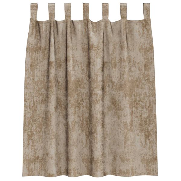 vidaXL Sammetsgardiner 2 pcs champagne 140 x 140 cm Sammet