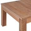 vidaXL Soffbord massiv teak med naturlig finish 60x60x40 cm