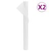 vidaXL Fiberduk 2 rullar 70 g/m&sup2; 10x1,6 m